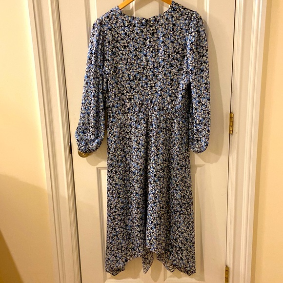 Nordstrom Signature Silk Floral Sheath Dress size 10 - Picture 2 of 7